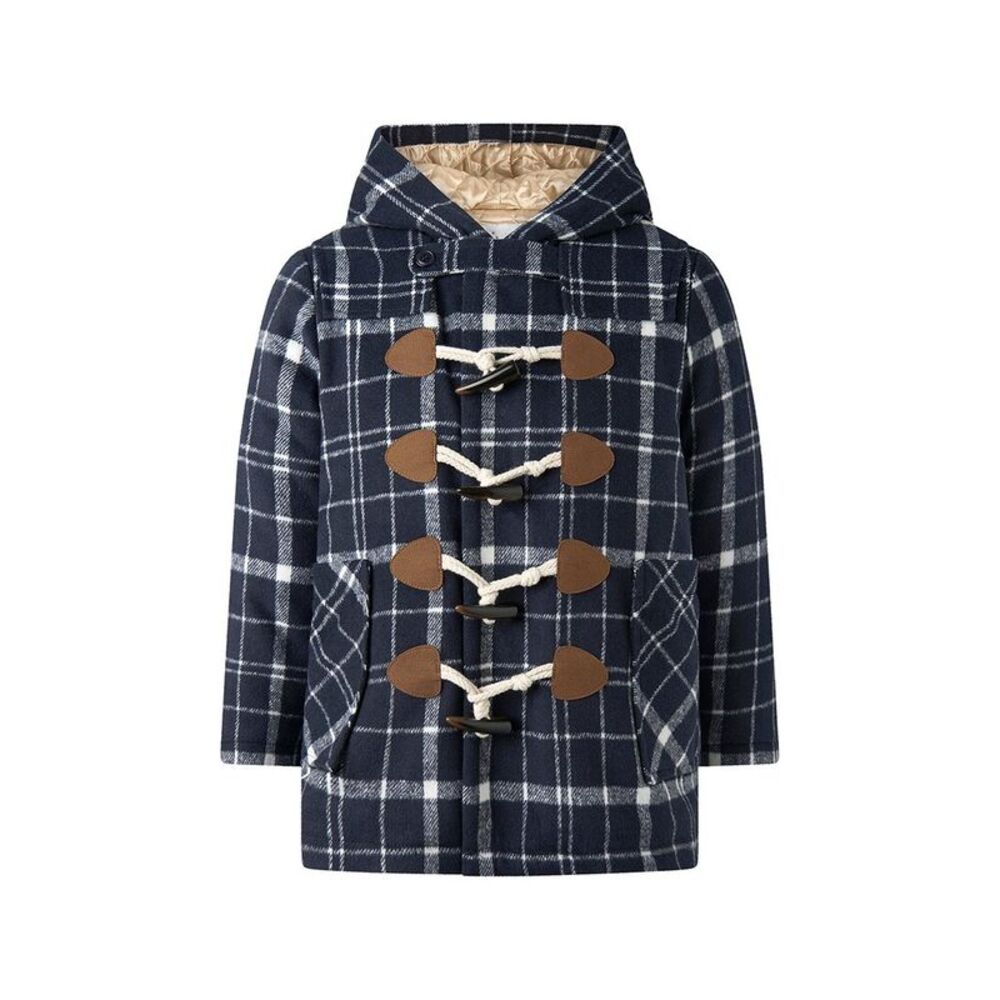 Rachel Riley Girls Check Duffle Coat